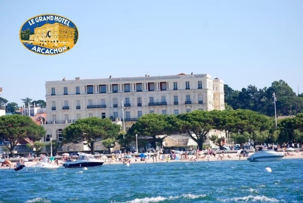 Grand Hotel - Magnifique Appartement Bord De Plage Centrale Arcachon Esterno foto